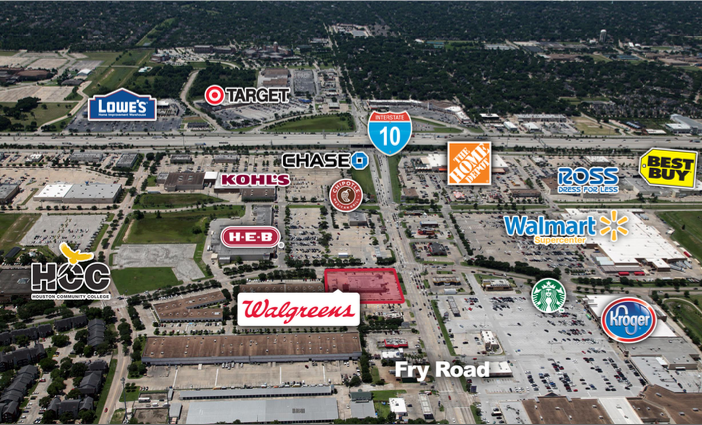 Houston, TX Walgreens Aerial
